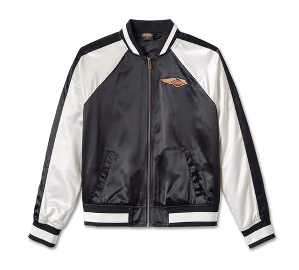 HARLEY-DAVIDSON WOMENS 120TH ANNIVERSARY CLASSIC BOMBER JACKET