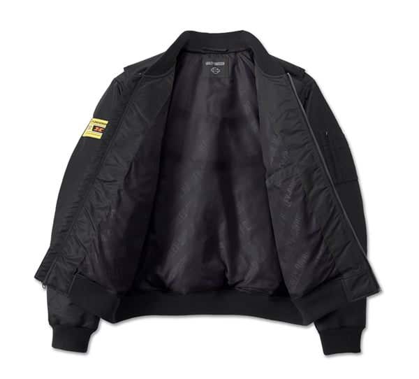 HARLEY-DAVIDSON MENS AT THE CRANK BOMBER JACKET