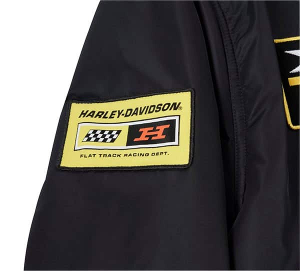 HARLEY-DAVIDSON MENS AT THE CRANK BOMBER JACKET