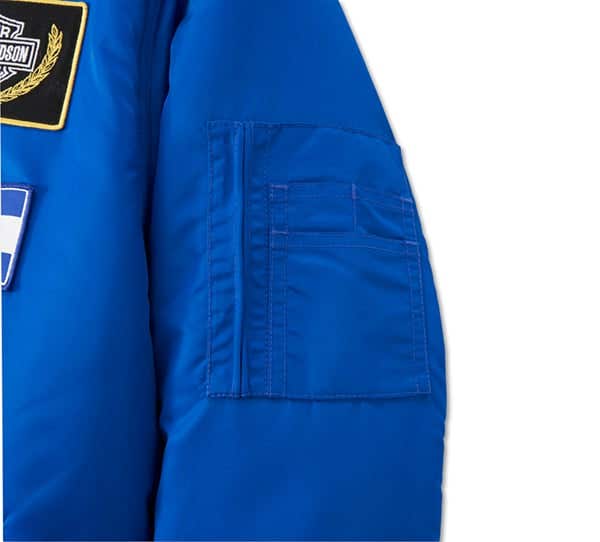HARLEY-DAVIDSON MENS AT THE CRANK BOMBER JACKET