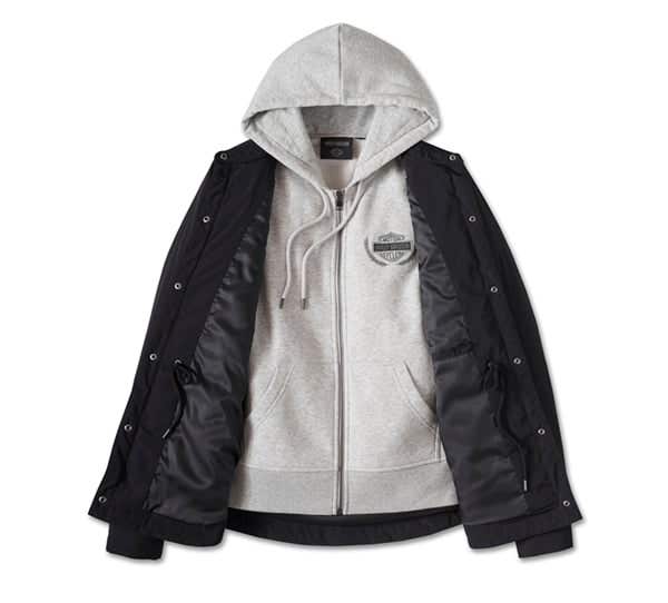 HARLEY-DAVIDSON WOMENS 3-IN-1 BAR & SHIELD JACKET