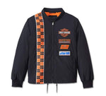 HARLEY-DAVIDSON MENS RACE STRIPES COACHES JACKET