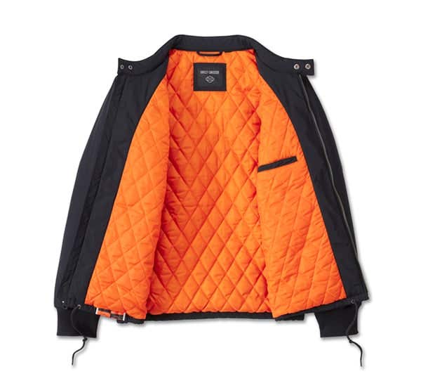 HARLEY-DAVIDSON MENS RACE STRIPES COACHES JACKET