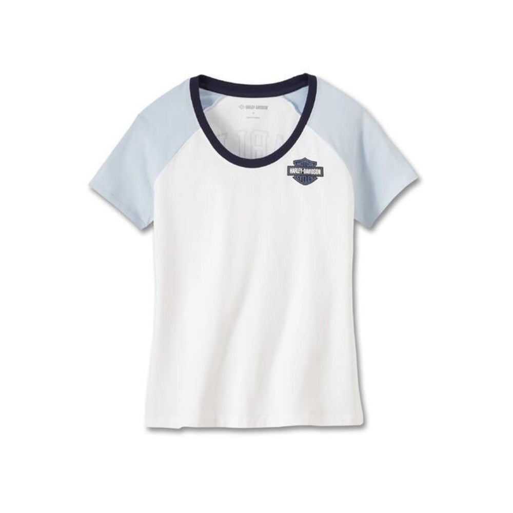 HARLEY-DAVIDSON WOMENS UNITED RAGLAN TEE