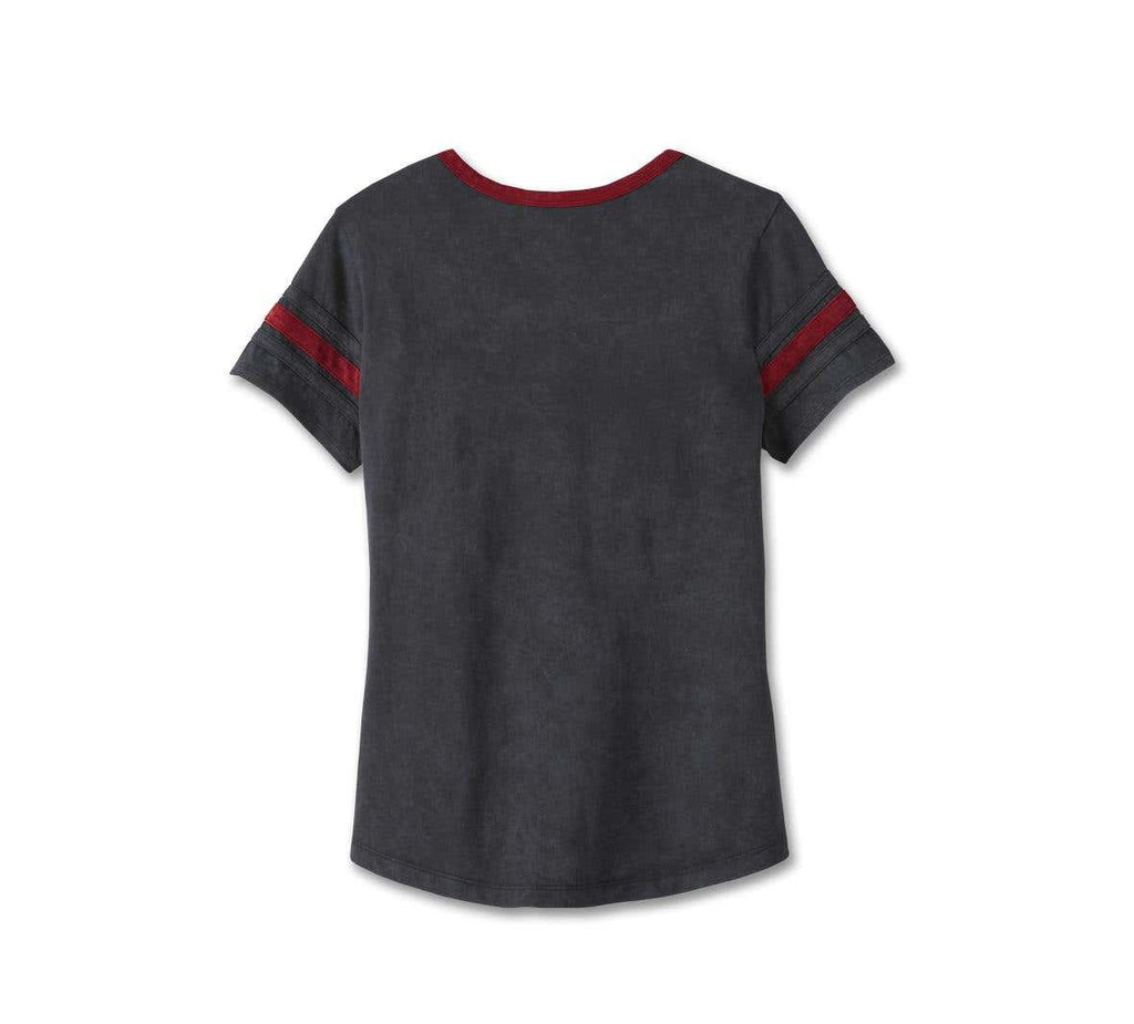 HARLEY-DAVIDSON WOMENS AMERICAN NOTCH NECK TEE