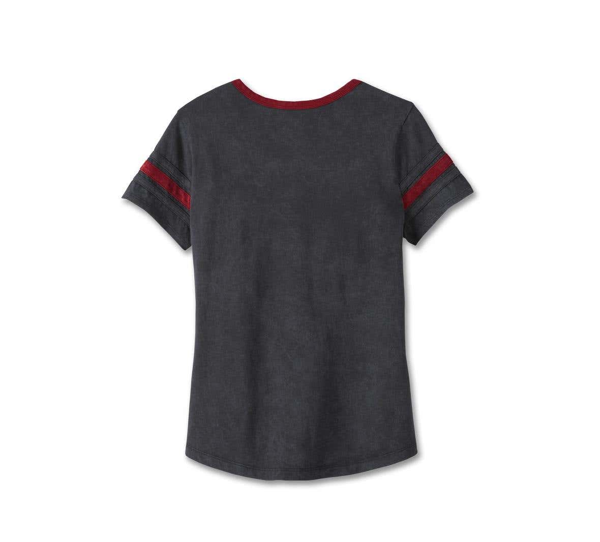 HARLEY-DAVIDSON WOMENS AMERICAN NOTCH NECK TEE