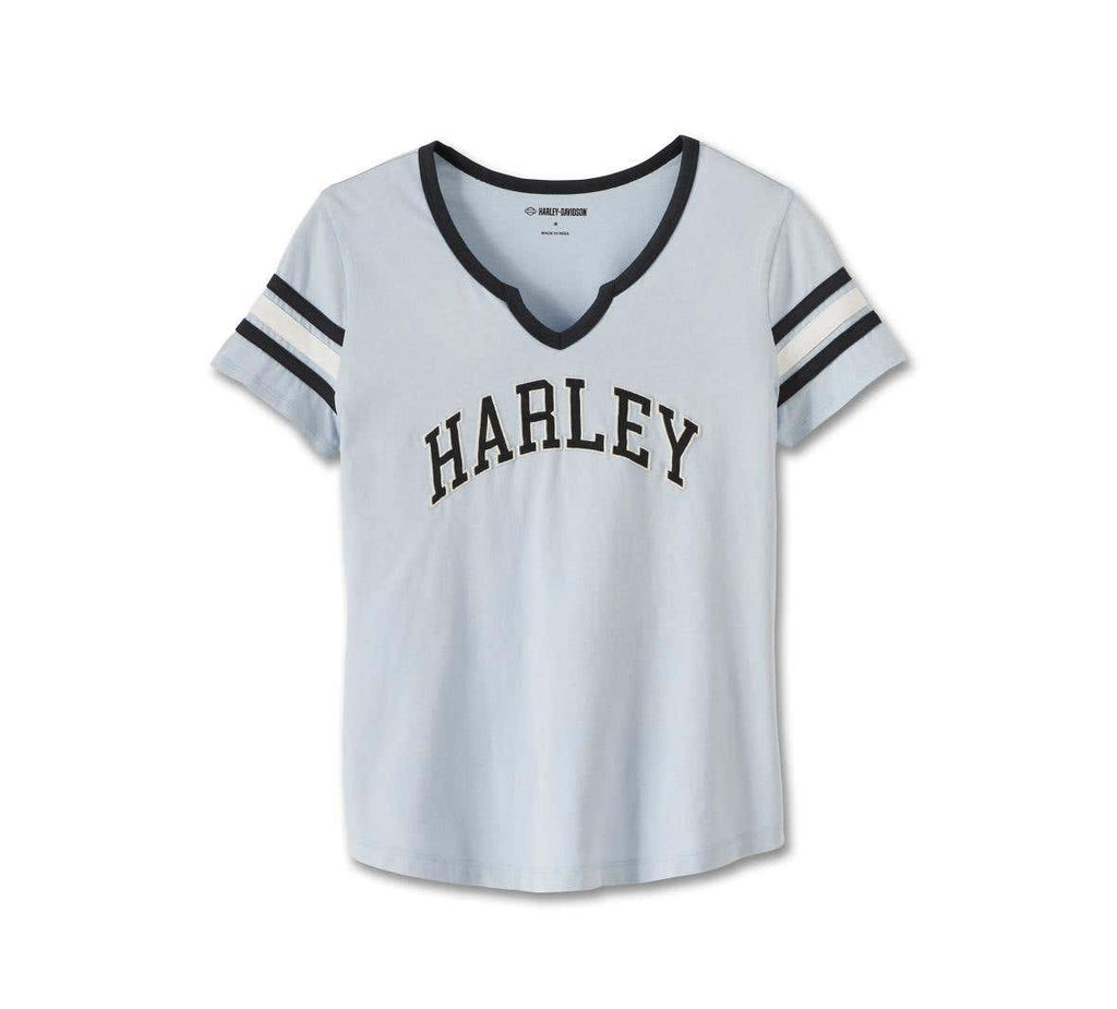 HARLEY-DAVIDSON WOMENS AMERICAN NOTCH NECK TEE