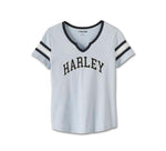 HARLEY-DAVIDSON WOMENS AMERICAN NOTCH NECK TEE