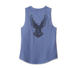 HARLEY-DAVIDSON WOMENS THROTTLE LACE-UP TANK
