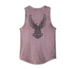 HARLEY-DAVIDSON WOMENS THROTTLE LACE-UP TANK