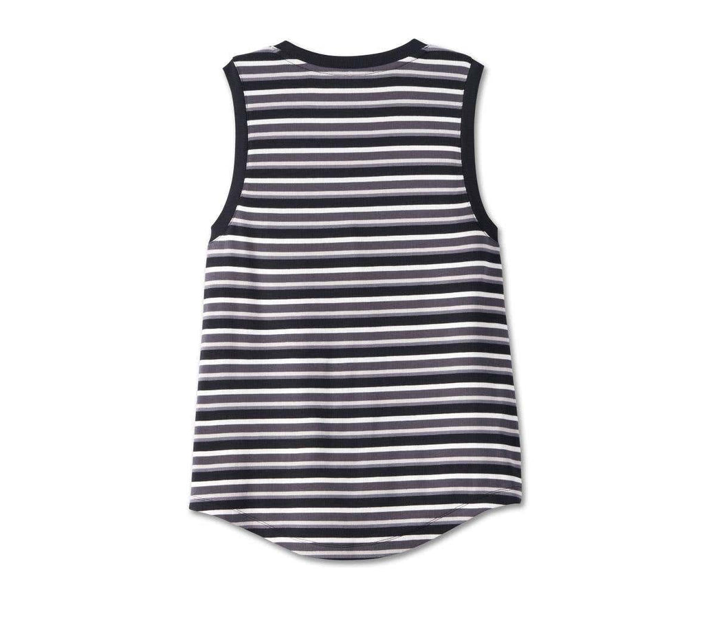 HARLEY-DAVIDSON WOMENS DIVISION STRIPED TANK - YD STRIPE