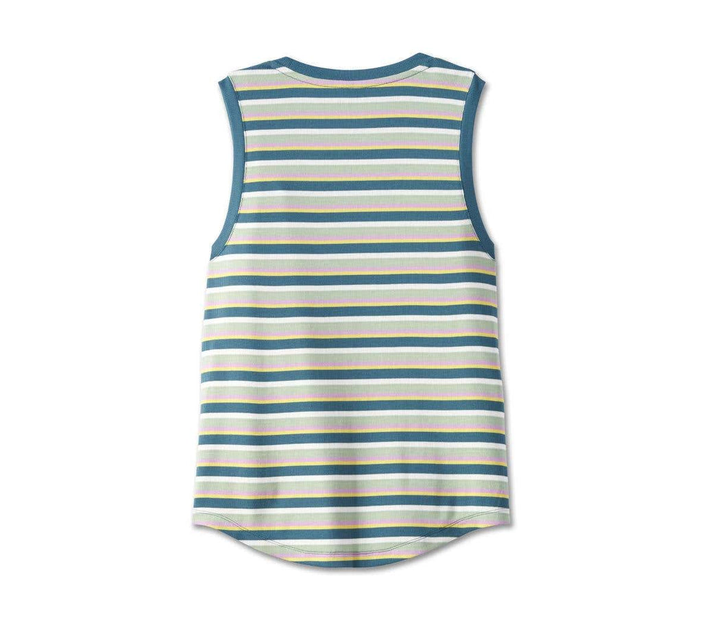 HARLEY-DAVIDSON WOMENS DIVISION STRIPED TANK - YD STRIPE
