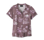 HARLEY-DAVIDSON WOMENS ALOHA SHIRT