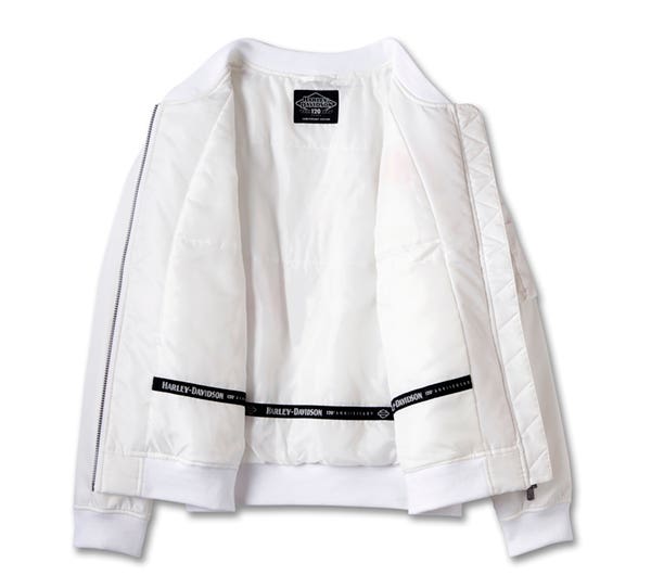 HARLEY-DAVIDSON WOMENS 120TH ANNIVERSARY BOMBER JACKET