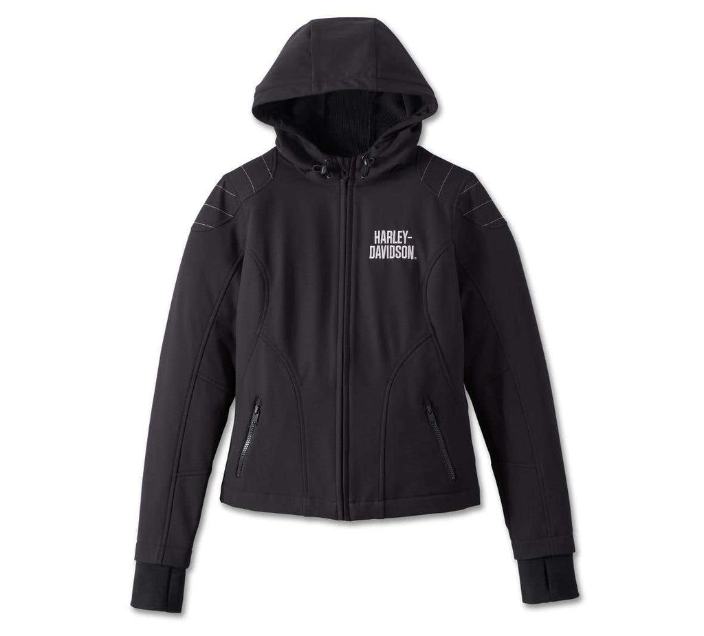 HARLEY-DAVIDSON WOMENS MISS ENTHUSIAST SOFTSHELL JACKET