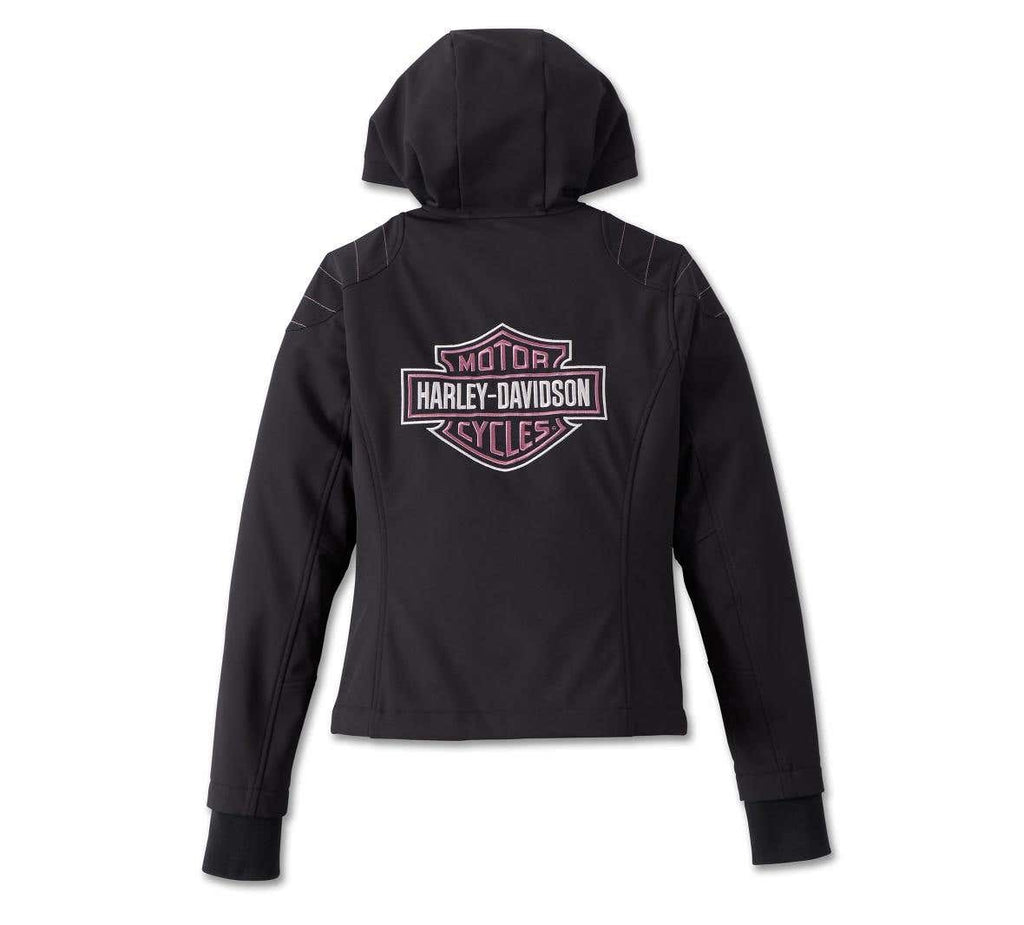 HARLEY-DAVIDSON WOMENS MISS ENTHUSIAST SOFTSHELL JACKET