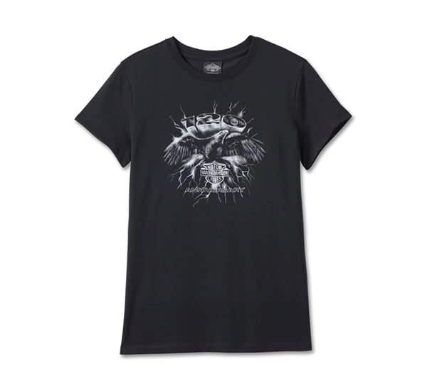 HARLEY-DAVIDSON WOMENS 120TH ANNIVERSARY GRAPHIC TEE