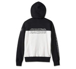 HARLEY-DAVIDSON WOMENS ZIP FRONT COLOR BLOCK HOODIE