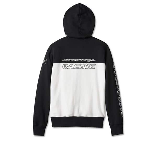HARLEY-DAVIDSON WOMENS ZIP FRONT COLOR BLOCK HOODIE