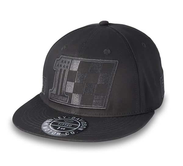 HARLEY-DAVIDSON MENS RACER VICTORY FITTED CAP