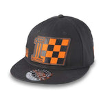 HARLEY-DAVIDSON MENS RACER VICTORY FITTED CAP