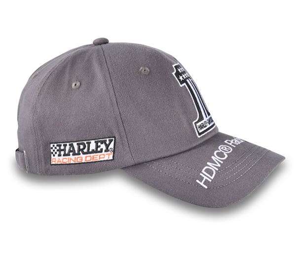 HARLEY-DAVIDSON MENS #1 FLAT BRIM ADJUSTABLE CAP