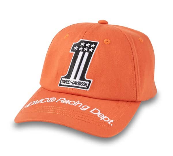 HARLEY-DAVIDSON MENS #1 FLAT BRIM ADJUSTABLE CAP