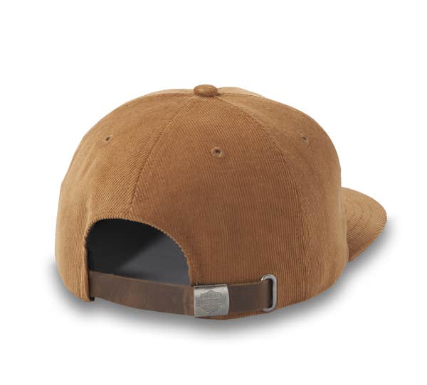 HARLEY-DAVIDSON MENS STACKED BAR & SHIELD 5-PANEL CAP