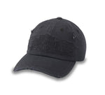 HARLEY-DAVIDSON MENS FLYING LAP DISTRESSED STRETCH-FIT CAP