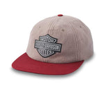 HARLEY-DAVIDSON MENS BAR & SHIELD SNAPBACK HAT