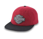 HARLEY-DAVIDSON MENS BAR & SHIELD SNAPBACK HAT