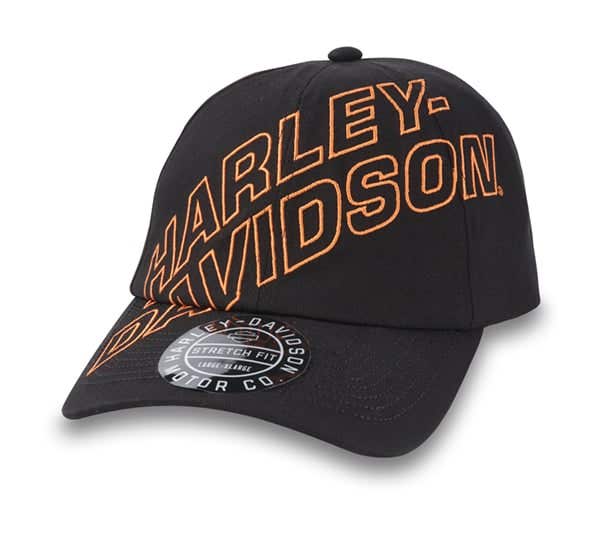 HARLEY-DAVIDSON MENS INVINCIBLE FITTED BASEBALL CAP