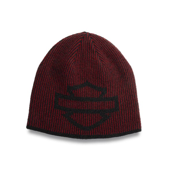 HARLEY-DAVIDSON WOMENS BAR & SHIELD REVERSIBLE KNIT HAT