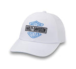 HARLEY-DAVIDSON WOMENS THREE STARS BAR & SHIELD ADJUSTABLE CAP