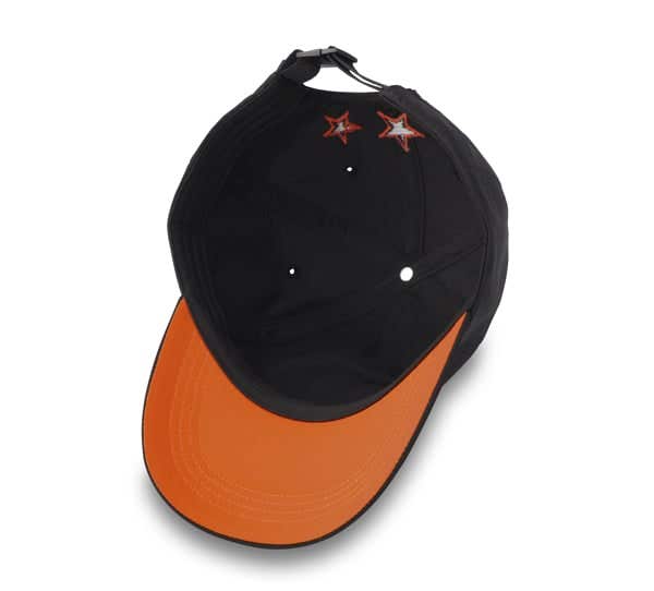 HARLEY-DAVIDSON WOMENS THREE STARS BAR & SHIELD ADJUSTABLE CAP