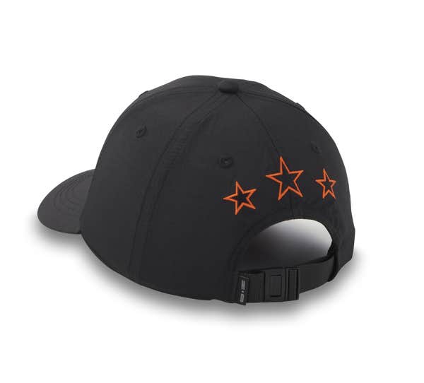 HARLEY-DAVIDSON WOMENS THREE STARS BAR & SHIELD ADJUSTABLE CAP