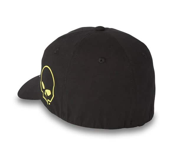 HARLEY-DAVIDSON MENS WILLIE G SKULL VIPER WAXED STYLE CAP