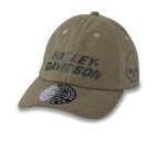HARLEY-DAVIDSON MENS WILLIE G SKULL VIPER WAXED STYLE CAP