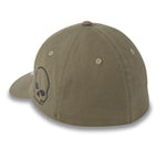 HARLEY-DAVIDSON MENS WILLIE G SKULL VIPER WAXED STYLE CAP