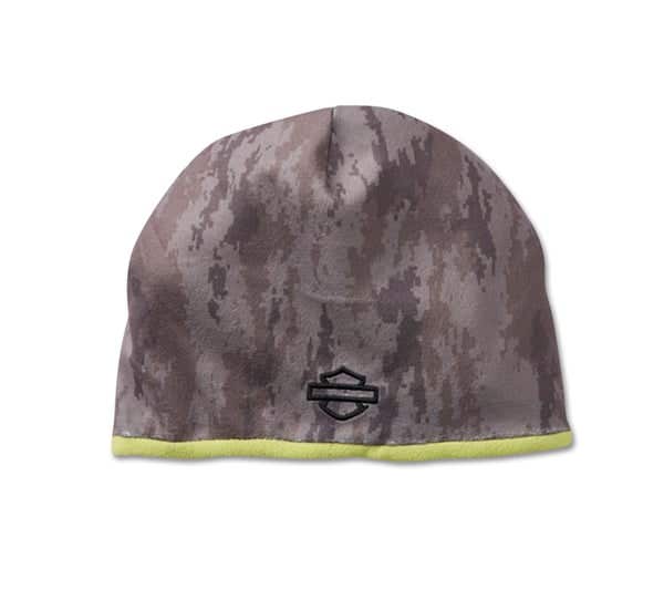 HARLEY-DAVIDSON MENS REVERSIBLE CAMO BEANIE