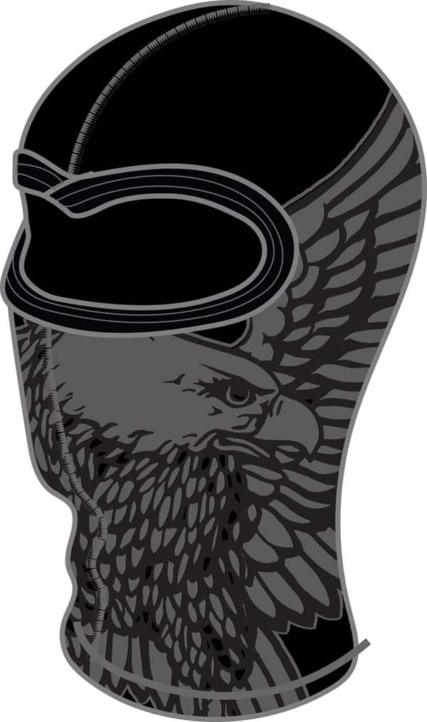 HARLEY-DAVIDSON MENS BALD EAGLE BALACLAVA WITH COOLCORE