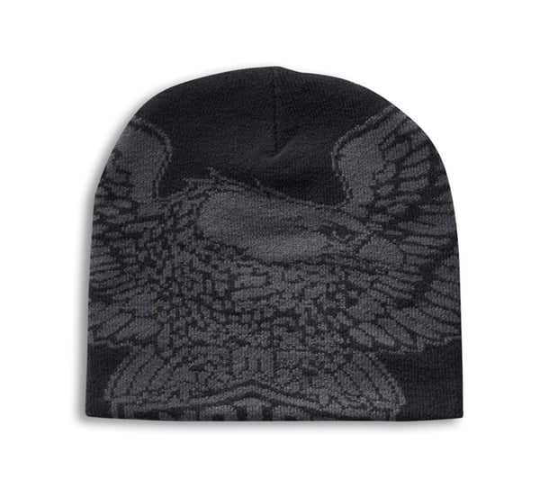 HARLEY-DAVIDSON MENS BALD EAGLE BEANIE