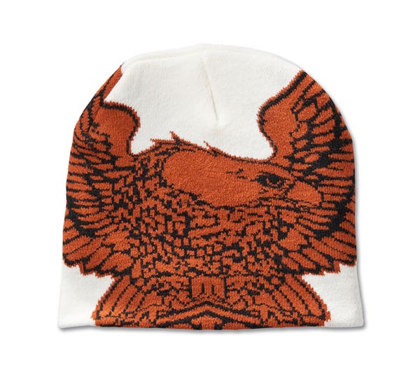 HARLEY-DAVIDSON MENS BALD EAGLE BEANIE