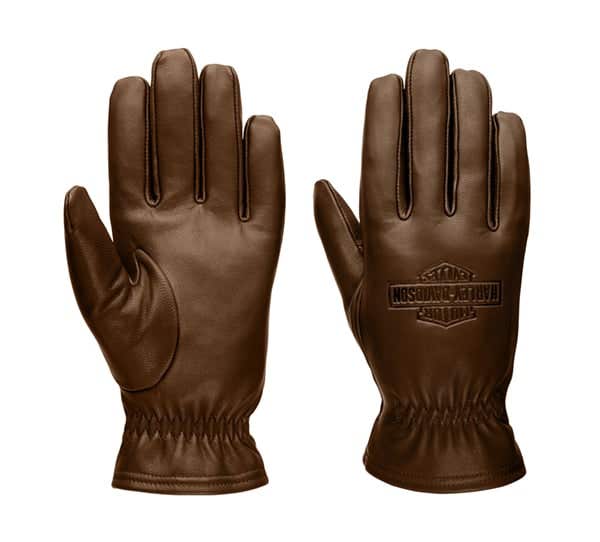 HARLEY-DAVIDSON MENS FULL SPEED LEATHER GLOVES