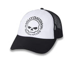 HARLEY-DAVIDSON WOMENS WILLIE G SKULL TRUCKER CAP