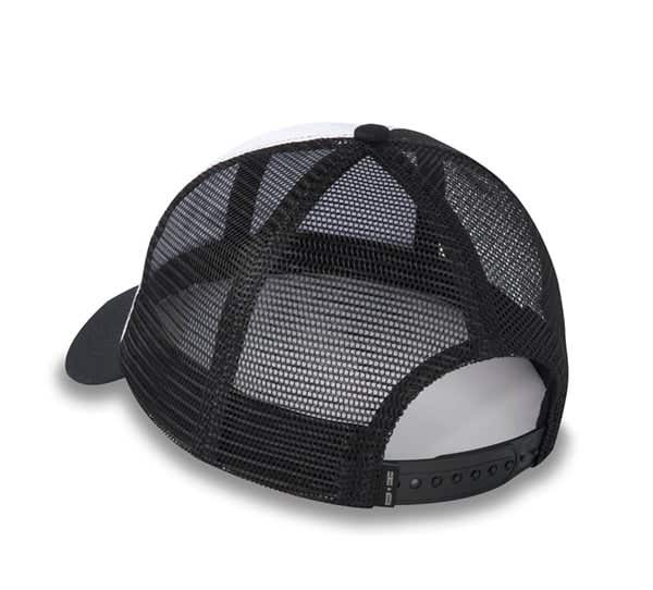 HARLEY-DAVIDSON WOMENS WILLIE G SKULL TRUCKER CAP