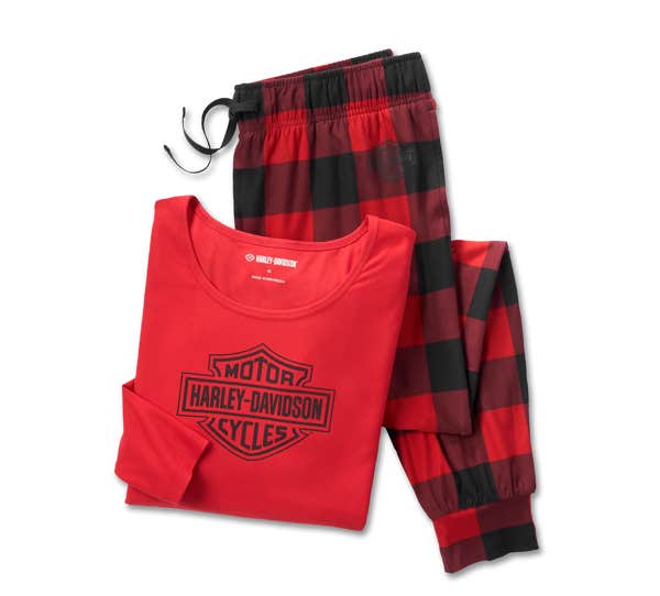 HARLEY-DAVIDSON WOMENS PONYTAIL BEANIE GIFT SET
