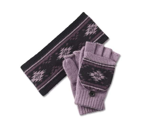 HARLEY-DAVIDSON WOMENS HARLEY-DAVIDSON EAR WARMER GIFT SET