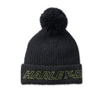 HARLEY-DAVIDSON WOMENS HD-MC POM POM BEANIE