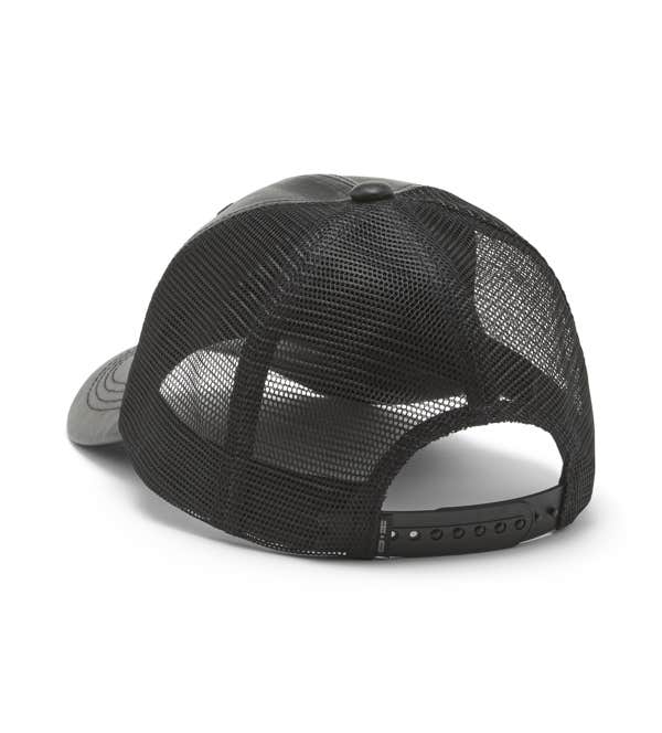 HARLEY-DAVIDSON WOMENS BLING BAR & SHIELD LEATHER TRUCKER CAP